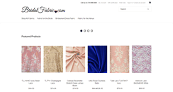 Desktop Screenshot of bridalfabric.com